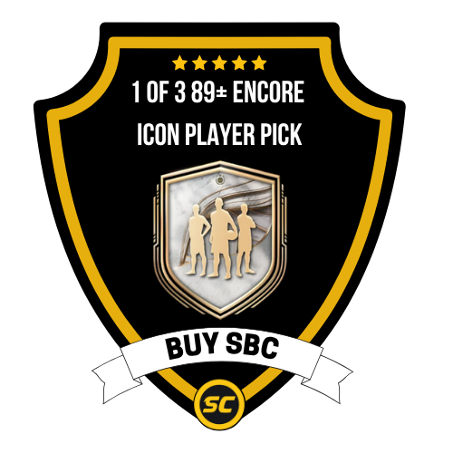 EA FC 26 SBC 1 of 3 89+ Encore Icon Player Pick - PS4, PS5, Xbox One, Xbox Series X, Xbox Series S